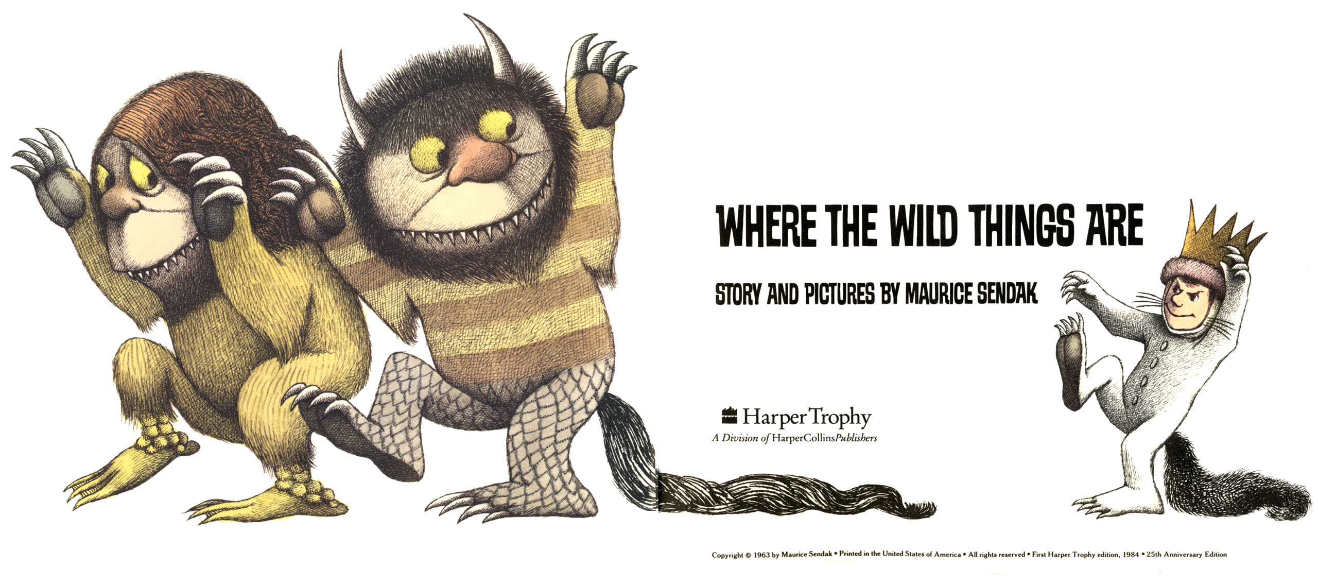 SENDAK_1963_Where_the_Wild_Things_Are_copyright_page