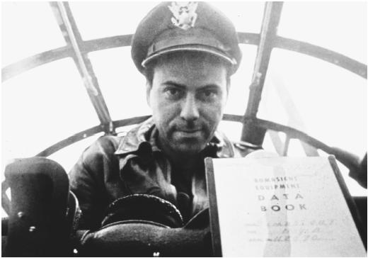 Still from the movie Catch-22 by Mike Nichols showing Alan Arkin as Captain John Yossarian