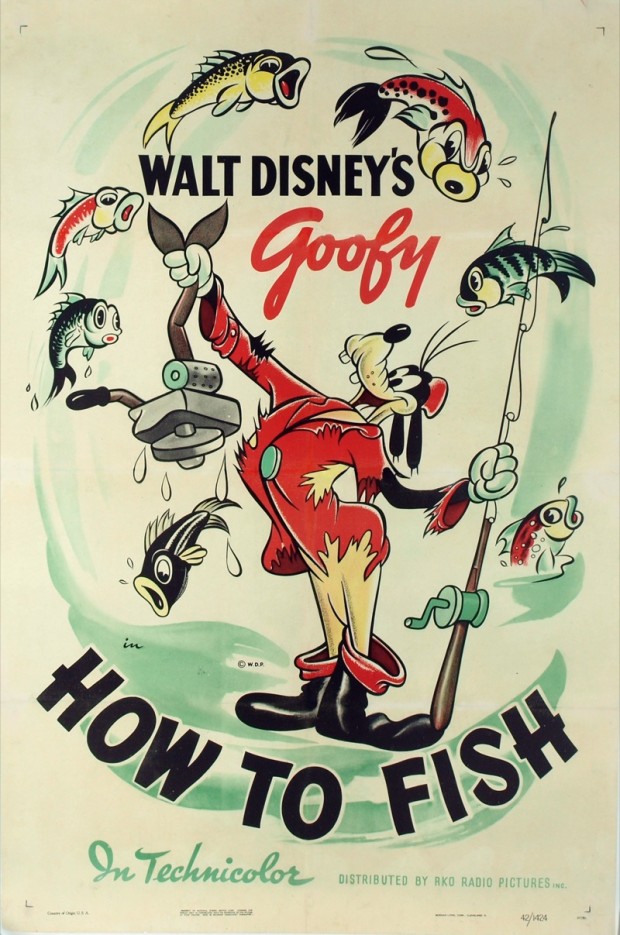 "How to Fish" by Walt Disney, 1942