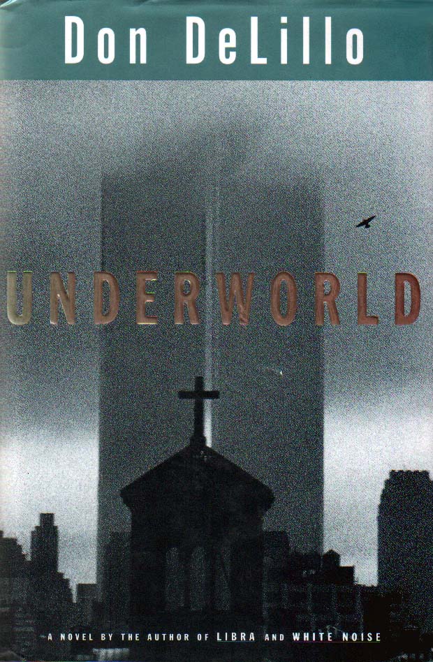 Cover design for the American edition of Don DeLillo's novel Underworld (Scribner, 1997)