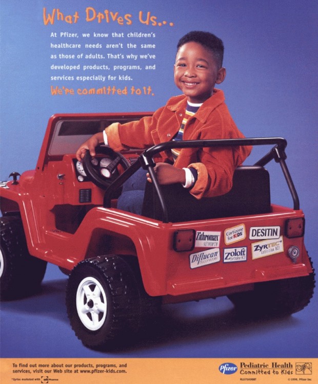  "What Drives Us" Pfizer Advertisement, 1999
