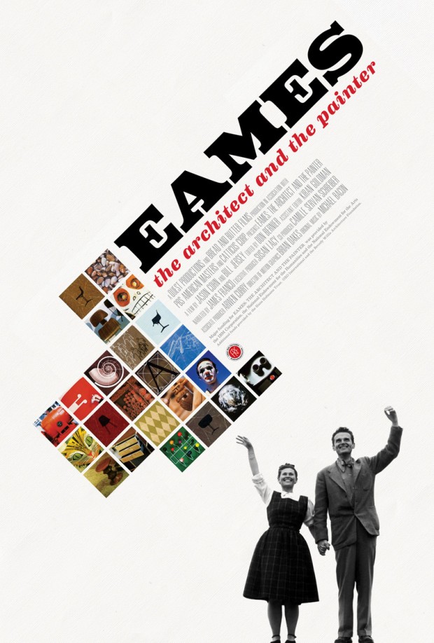 Official poster for the documentary Eames: The Architect and the Painter (Jason Cohn & Bill Jersey, 2011)