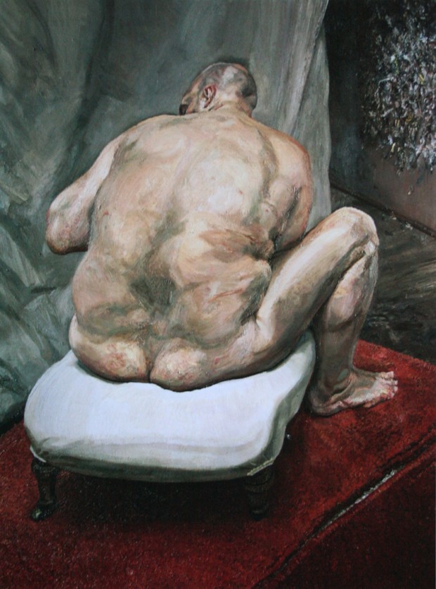 “Naked Man, Back View” by Lucian Freud, 1991-1992, oil on canvas, 183,5 x 137,5 cm, New York, Metropolitan Museum of Art