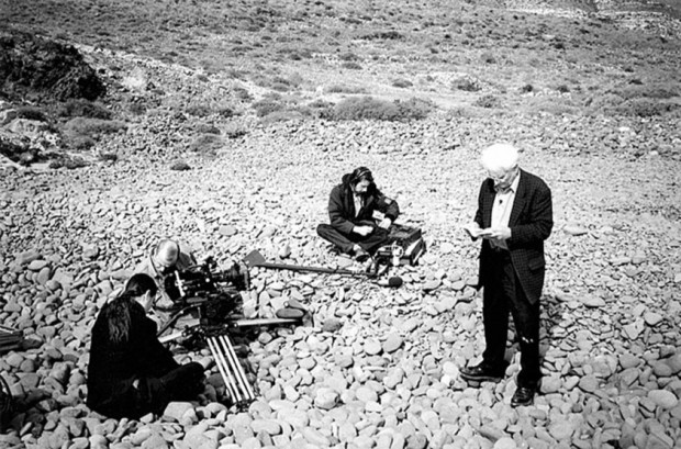 Derrida, Jean-François Mabire, Martial Barrault (director of photography), Safaa Fathy, Almeria, Spain, 1999. Retrieved from Diacritics, Volume 38, Numbers 1-2, Spring-Summer 2008, p. 23.