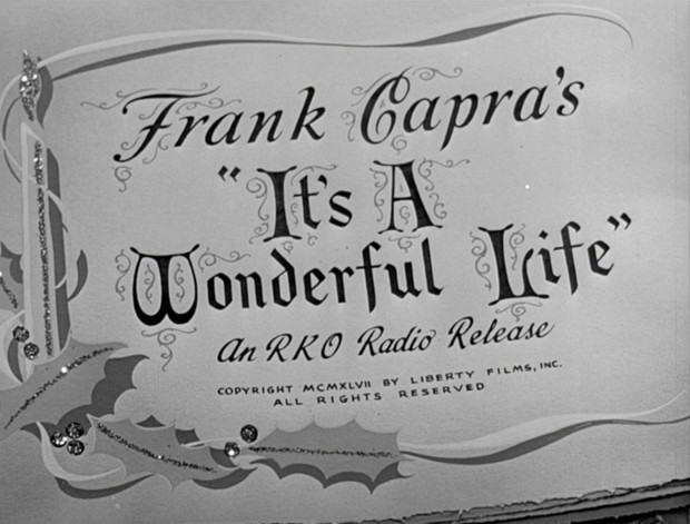 Still from the opening credits of Frank Capra’s movie ‘It’s a Wonderful Life’ (1944)