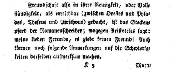 Immanuel Kant, ‘Die Metaphysik der Sitten, Königsberg’, 1797, p. 153
