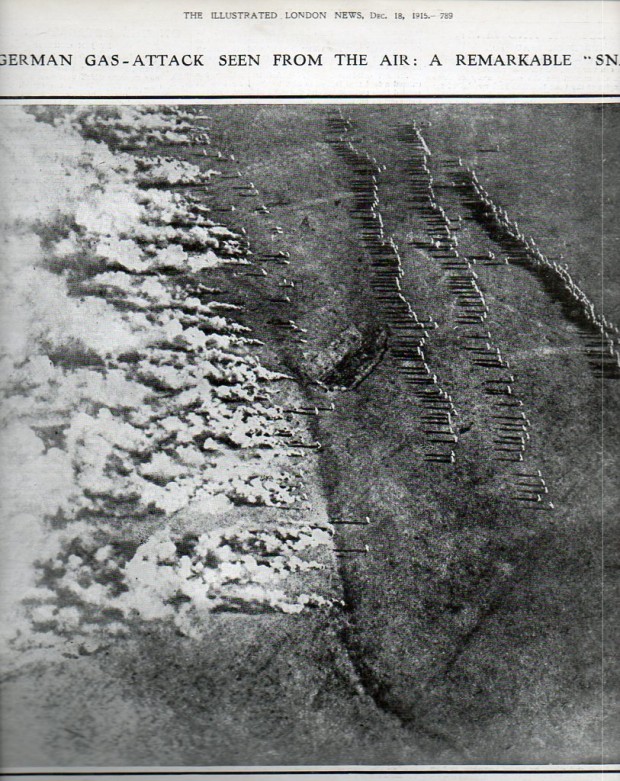 German gas attack, 1915